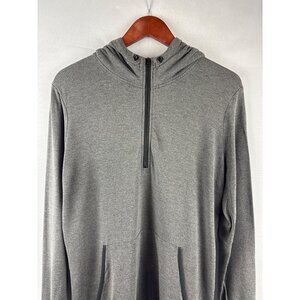 Threads 4 Thought Medium Gray Half-Zip Hoodie